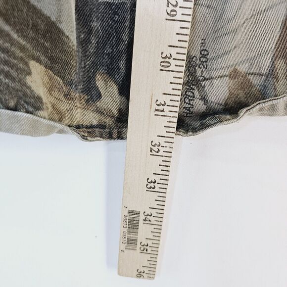 Vintage Walls Realtree Shirt Mens Button Up Patched Distressed No Size‎ Tag Camo - Picture 6 of 10
